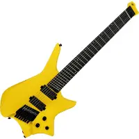 HILS Guitars HZ7 NEXT Honey Yellow Guitare headless