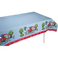 Tib 19506 Feuerwehr-Tischdecke, Grösse: 120 x 180 cm.