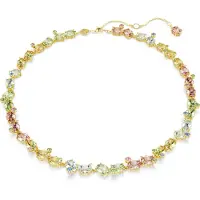 Swarovski Chaîne 'Gema' bleu clair / or / vert / rose