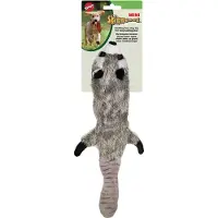 Skinneeez Hunde-Spielzeug Plüsch Waschbär, S