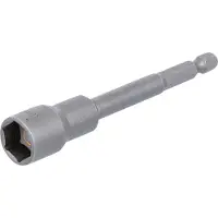 Bgs Douille hexagonale extra longue pour perceuse Entraînement Hexagone extérieur 6,3 mm (1/4") SW 13 mm - 2769
