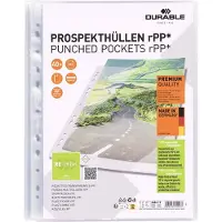 Durable Prospekthülle PREMIUM A4 1 x DIN A4 PP Durchsichtig 268619 40 St. (A4, 40x)