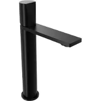 Blaufoss Eris EcoStart robinet de lavabo réhaussé Noir Mat