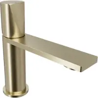 Blaufoss Eris EcoStart robinet de lavabo standard Brushed Champagne Gold
