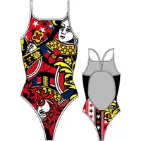 Turbo Big Queen Thin Strap Swimsuit Multicolore 5-6 Years Fille
