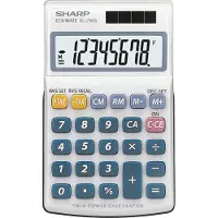 Sharp EL-250S calculatrice Poche Calculatrice basique Argent