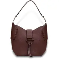 Hispanitas pour femme. BI254147 Sac magnétique rond marron (OSFA), Casuel, Polyuréthane