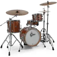 Gretsch drums Gretsch Catalina Club 18 Shell Pack With Snare Satin Walnut Glaze