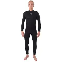 Rip Curl Freelite 3/2 Mm Long Sleeve Back Zip Neoprene Suit Noir MT Homme