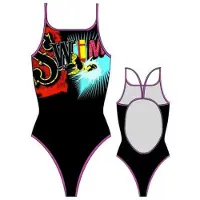 Turbo The Swim Swimsuit Noir 3XL Femme