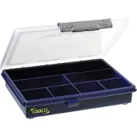Raaco Assorter 6-7 Assortment box (L x W x H) 143 x 175 x 32 mm No. of compartments: 7 fixed compartments Content 1 pc(s)