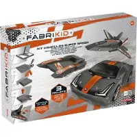 Lansay Fabrikid - Kit Véhicules Super Speed - Jouet Garçon - Construction - Des 8 Ans -