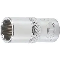Bgs 10778 Douille, 6,3 (1/4), 12 pans, 8 mm