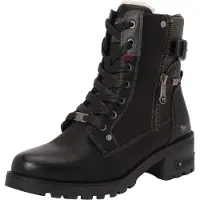 Mustang Bottines à lacets noir
