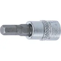 Bgs Embout de tournevis à entraînement carré intérieur 6,3 mm (1/4") hexagone intérieur 5,5 mm - 9466