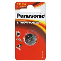 Panasonic Pile ronde Lithium - CR 2016 EL - lot de 12 pieces