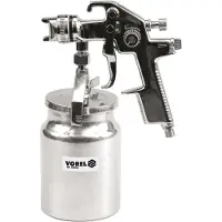 VOREL Pistolet de pulvérisation HVLP avec godet à liquide 1000 ml