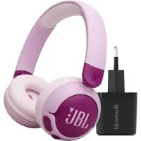 JBL JR320BT Mauve + Chargeur