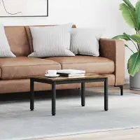 vidaXL Table basse Raucharbe 70 x 50 x 36 cm Bois composite