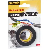 Scotch Ruban adhésif électrique isolant - Noir - Vendu par 1