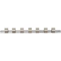 Bgs Rail à emboîter avec 7 clips 12,5 mm (1/2") - 2318
