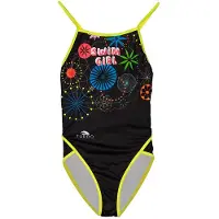Turbo Thin Strap Swimsuit Noir XL Femme