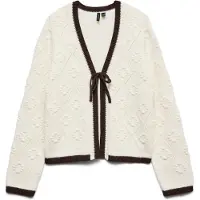Vero Moda Cardigan 'Becca' noir / blanc