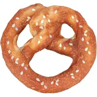 Trixie Denta Fun Pretzel Met Eendenborst - 9 Cm 40 Gr 100 St