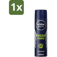 Nivea Men Déodorant Spray - Fraîcheur Power - 48 heures d'efficacité - 150 ml - 1 pièce