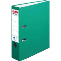 Herlitz Classeur maX.file nature plus, Largeur de dos : 80 mm, Vert DIN A4, Housse en papier spécial (A4, 80 mm, 1 pcs)