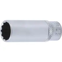 Bgs Douille douze pans profonde entraînement carré intérieur 6,3 mm (1/4") SW 13 mm - 10713