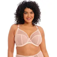Elomi Matilda UW Plunge Bra Dames Beha - Maat 85J (EU), Blanc, Beige, Rose, (Une unité par pack, 85 J)