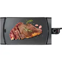 Taurus Steakmax 2600 de 2600w avec plaque de 49x27cm et 3 couches antiadhésives pour cuisine 100% uniforme