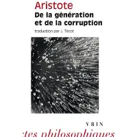 Vrin De la génération et de la corruption