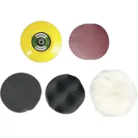 Kunzer Kit d'accessoires pour polisseuse à accu 7APM08. 7 pièces, 7PMZ08