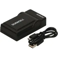 Duracell - Chargeur de batterie USB - noir - pour Nikon D3200, D5100, D5200, D5300, D5500, D5600, Df; Coolpix P7000, P7100, P7700, P7800