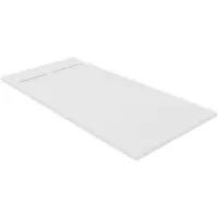Luca Varess Dandy receveur de douche 160 x 80 cm marbre composite blanc mat mat structure rock