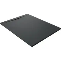 Balmani Andes Evolution receveur de douche 120 x 90 cm marbre composite Noir Mat