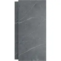 Luca Varess Groovy Set revêtement mural de douche 2 x 120x260 cm, SPC, Persian Grey Marble