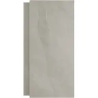 Luca Varess Groovy Set revêtement mural de douche 2 x 120x260 cm, SPC, Bali Light Grey