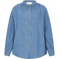 Usha Chemisier bleu denim
