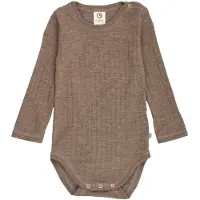 Müsli Barboteuse / body marron chiné
