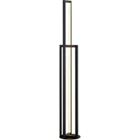 LUCANDE Lampadaire , Hylda, dimmable, Noir, Salon / séjour, Métal, Moderne