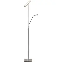 LINDBY Lampadaire , Sumani, dimmable, Gris, Salon / séjour, Métal, Moderne