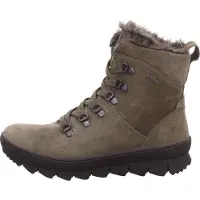 Legero Bottines à lacets 'Schnürstiefel Damen 2-000503 7500 Echtleder in grün' vert