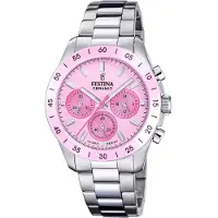 Festina Montre à affichage analogique rose