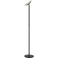 LINDBY Lampadaire , Malea, dimmable, Noir, Salon / séjour, Métal, Moderne