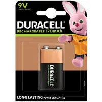 Duracell Akku 9V HR22 B1 wiederaufladbar 170mAh, Blister 1