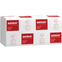 Katrin Essuie-mains pliés Katrin Classic ZZ 2 L244xl230ca. mm blanc 2 plis zigzag, Essuie-tout, Blanc