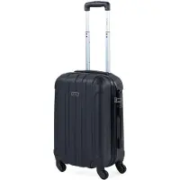 Itaca unisex. 771150-04 Mallette de cabine à 4 roues 771150 noir -55x37x20cm (OSFA), Casuel, ABS/Polycarbonate